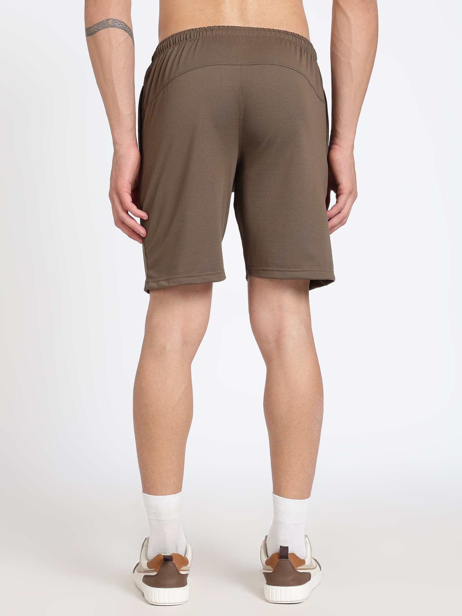 Polyester Shorts(Dark Sandal)