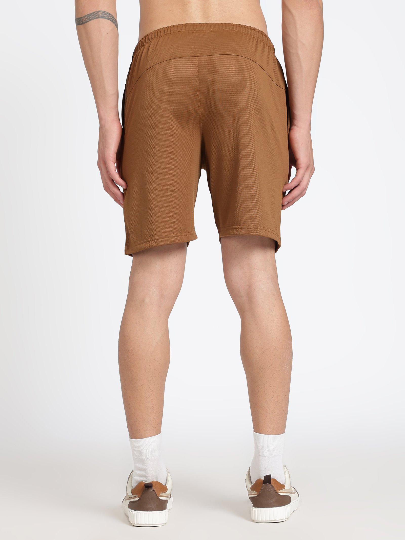 Polyester Shorts(Brown)