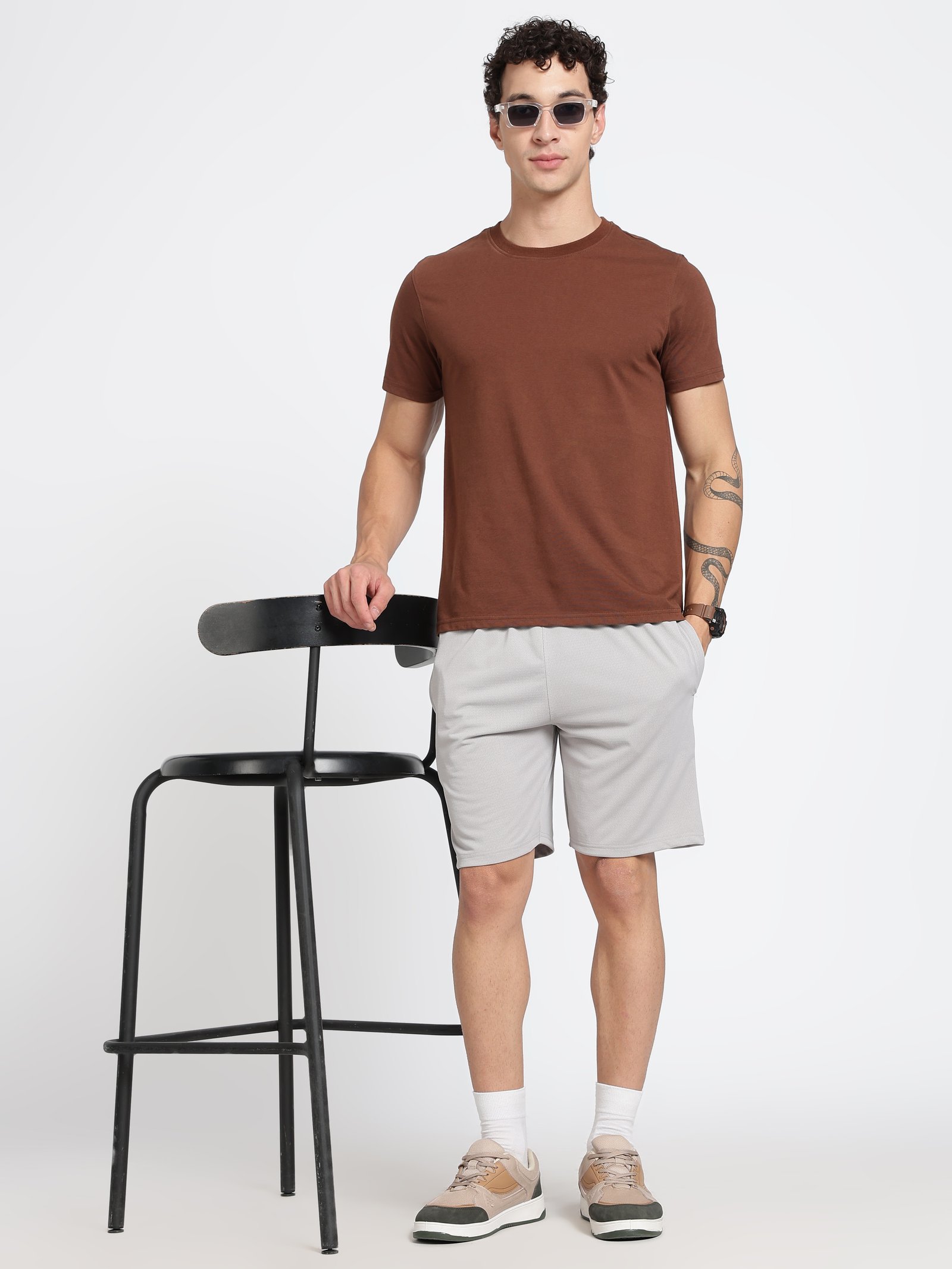 Polyester Shorts(Grey)