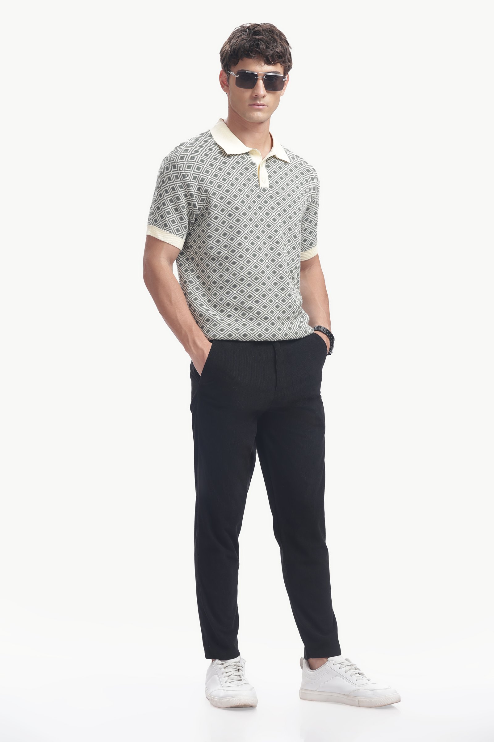 Corduroy Formal Phant(Black)