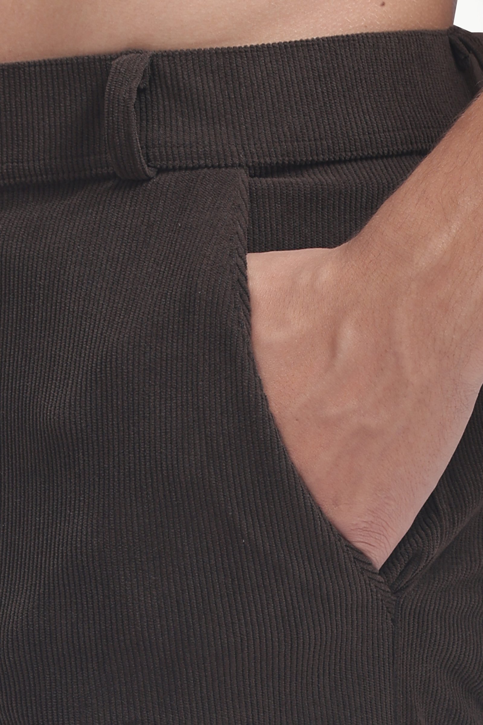 Corduroy Formal Phant(Brown)