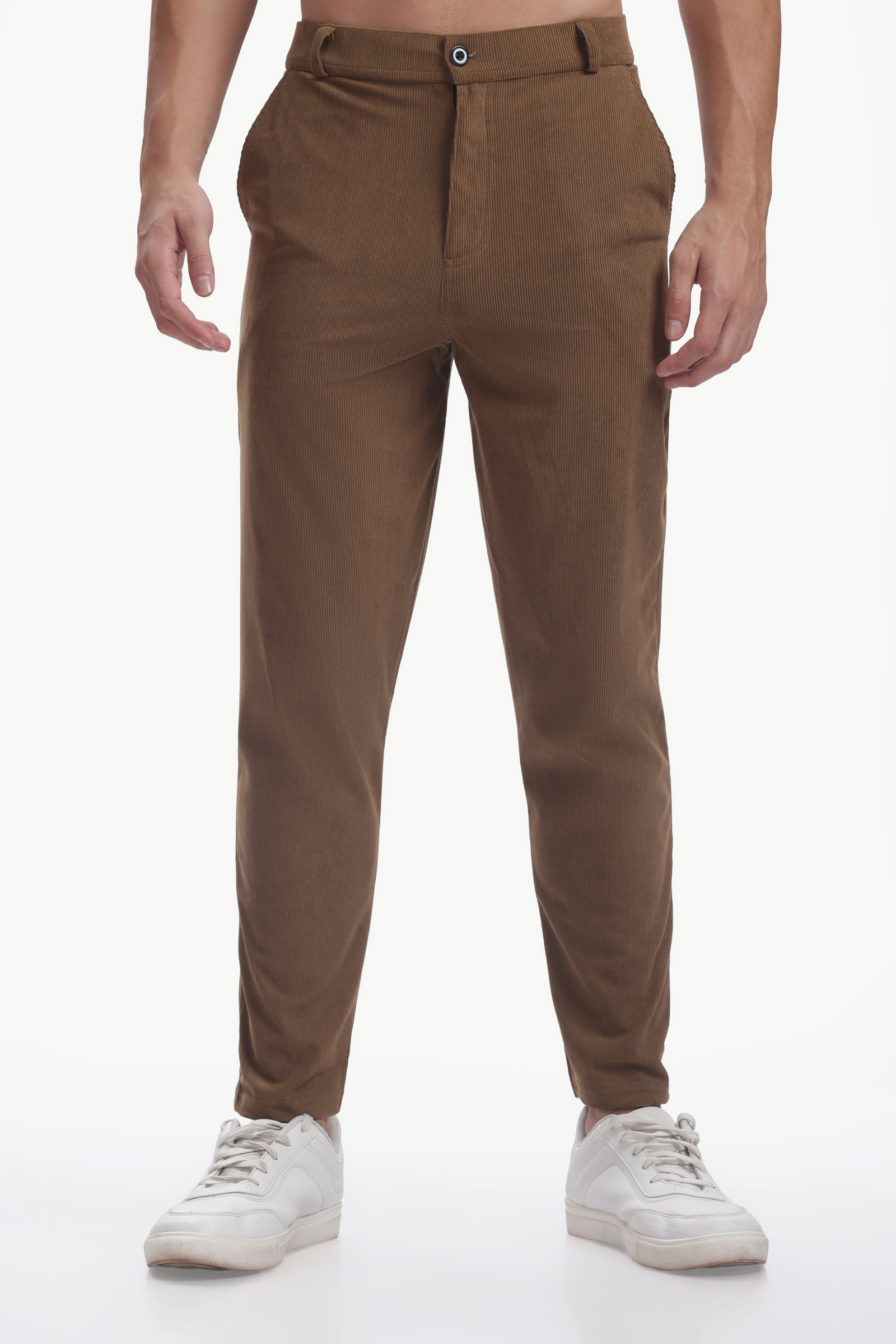 Corduroy Formal Phant(Dark Brown)