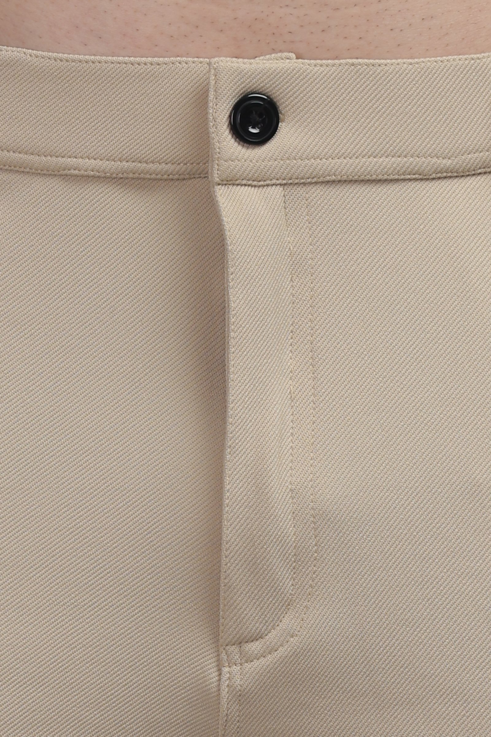 Lycra Formal Pant for Men (Light Sandal)