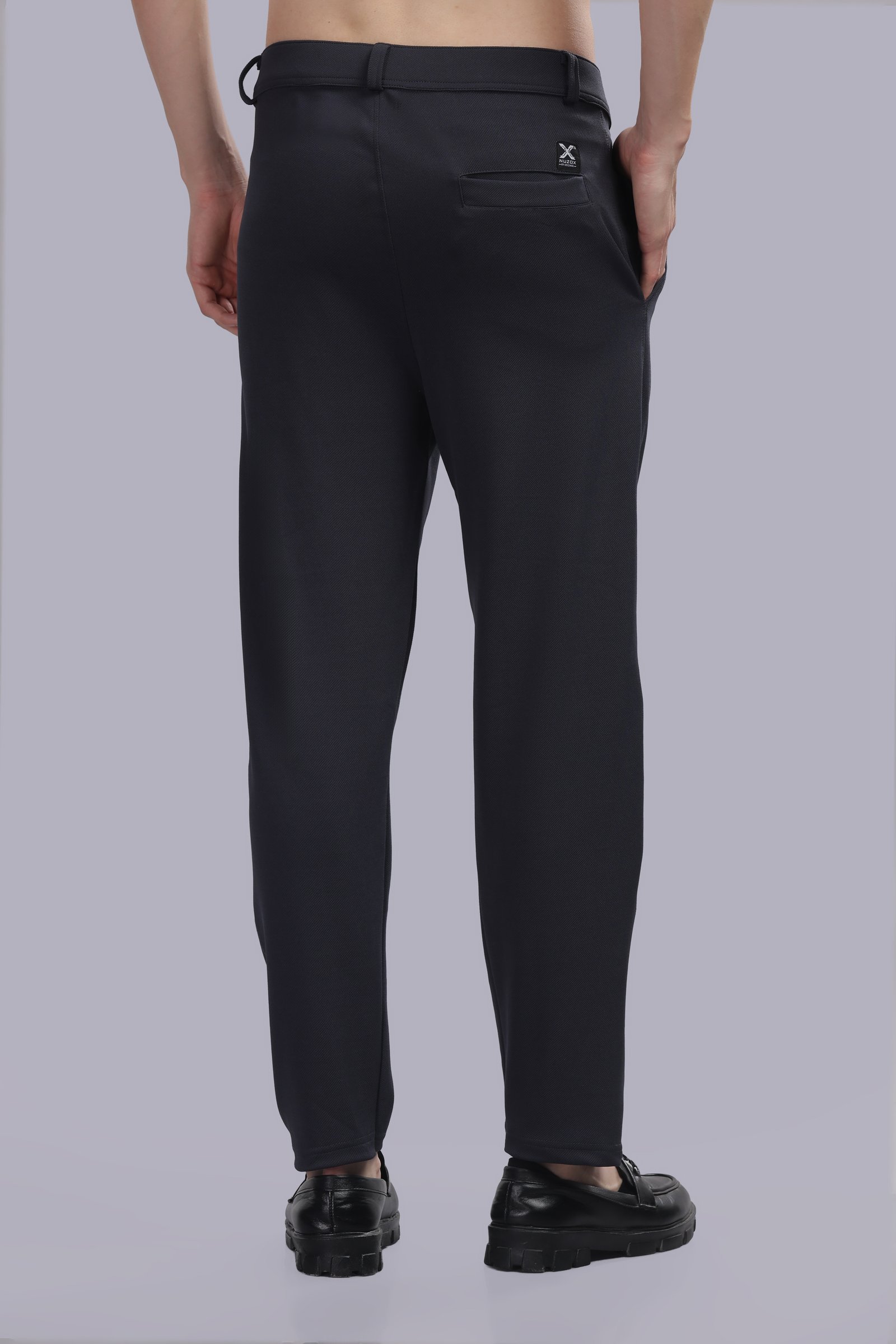 Lycra Formal Pant for Men (Dark Grey)