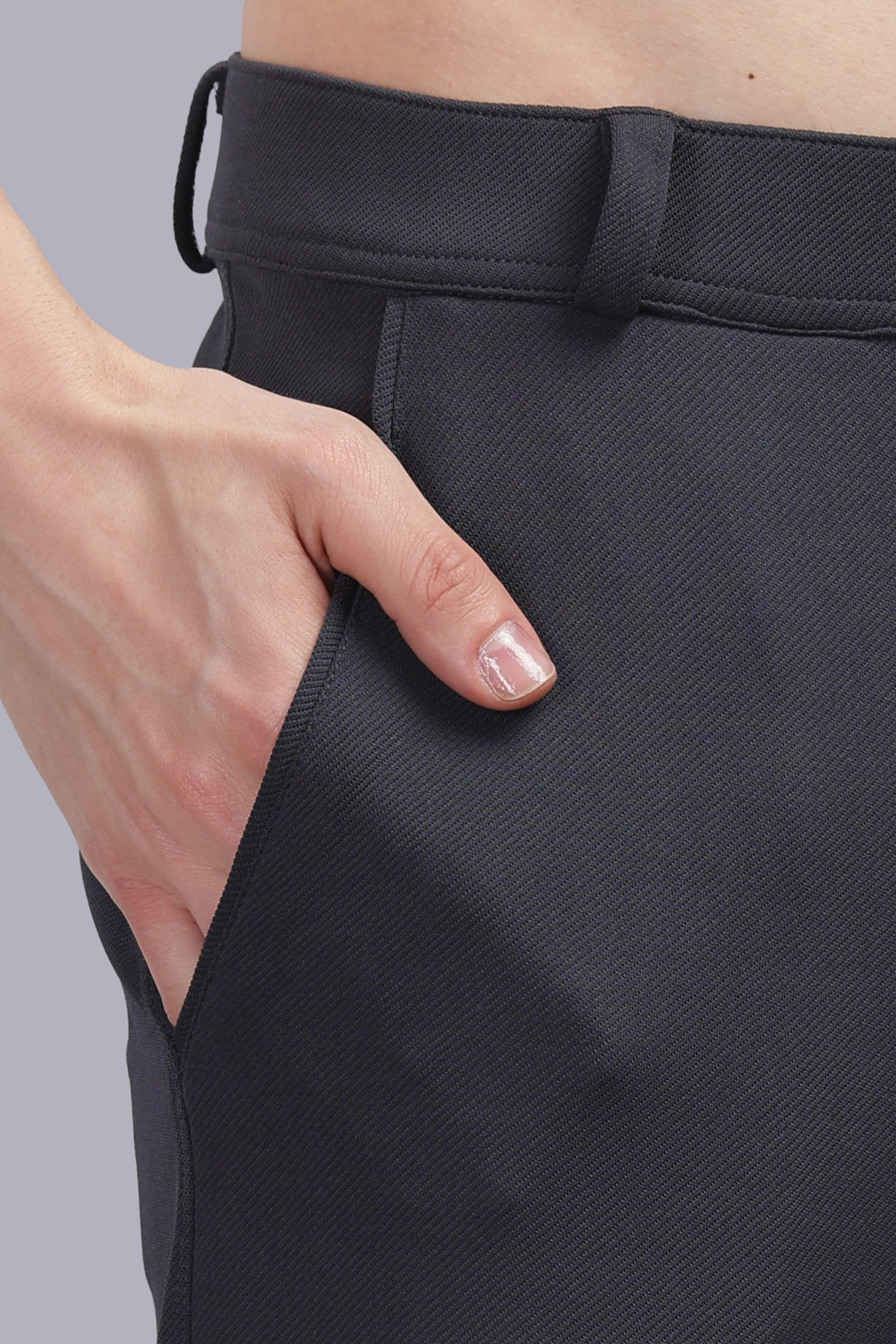 Lycra Formal Pant for Men (Dark Grey)