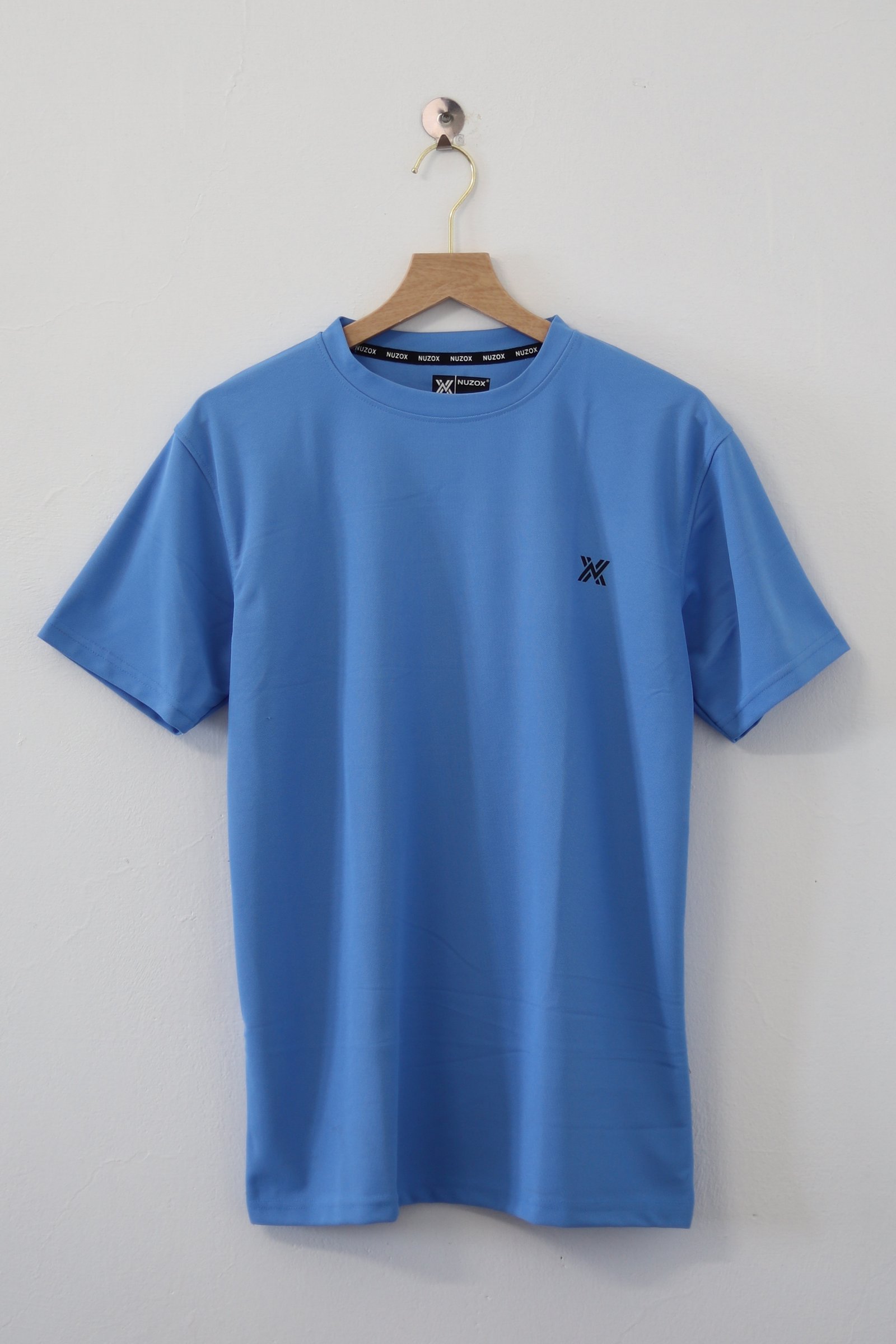 Plain Half Hand T-Shirt Lycra( Black)