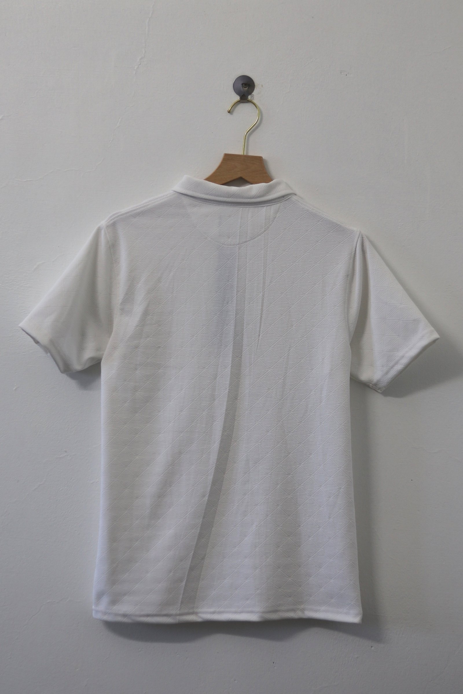 Zipper Polo T-Shirt  Designer Fabric Polycotton