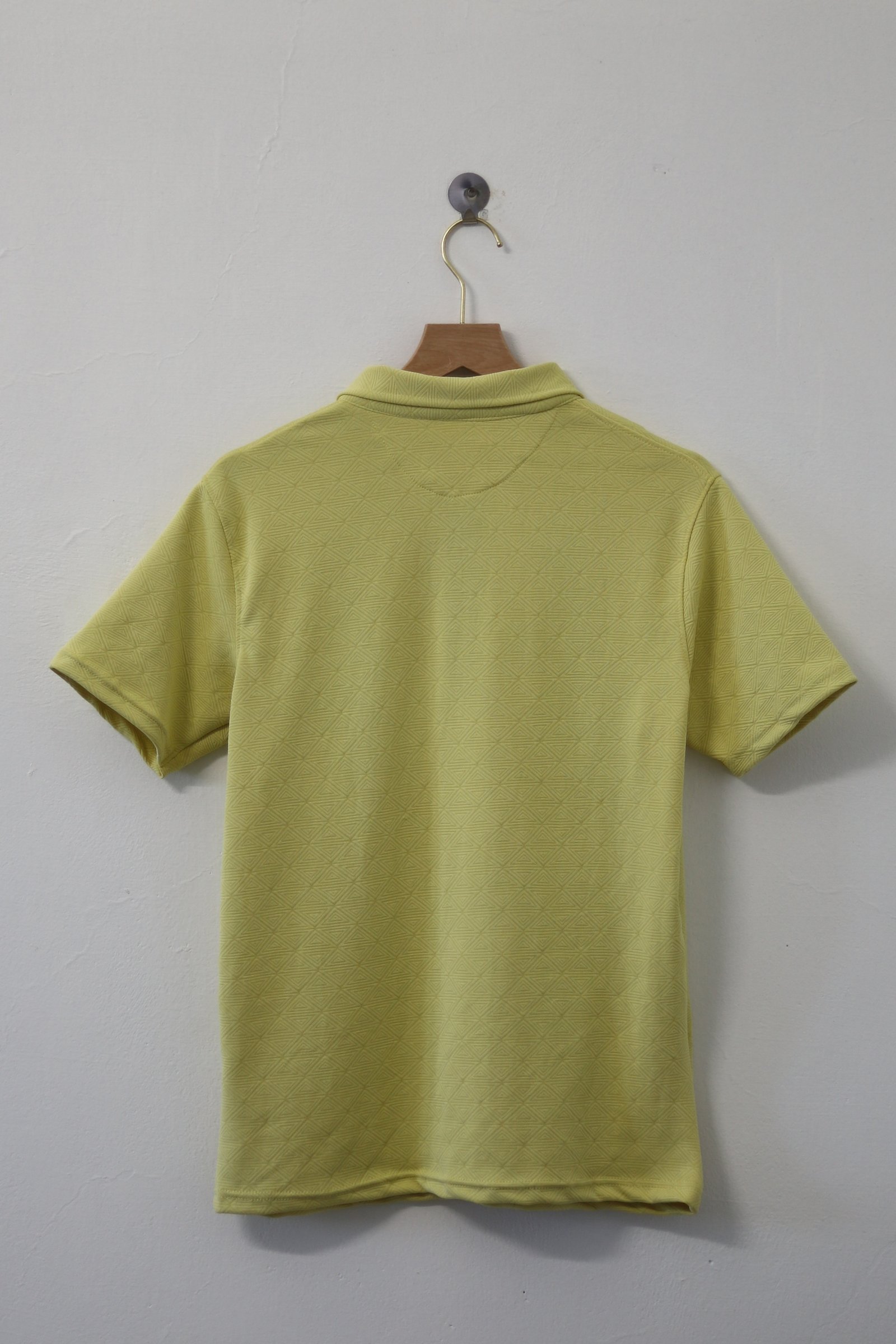 Zipper Polo T-Shirt  Designer Fabric Polycotton