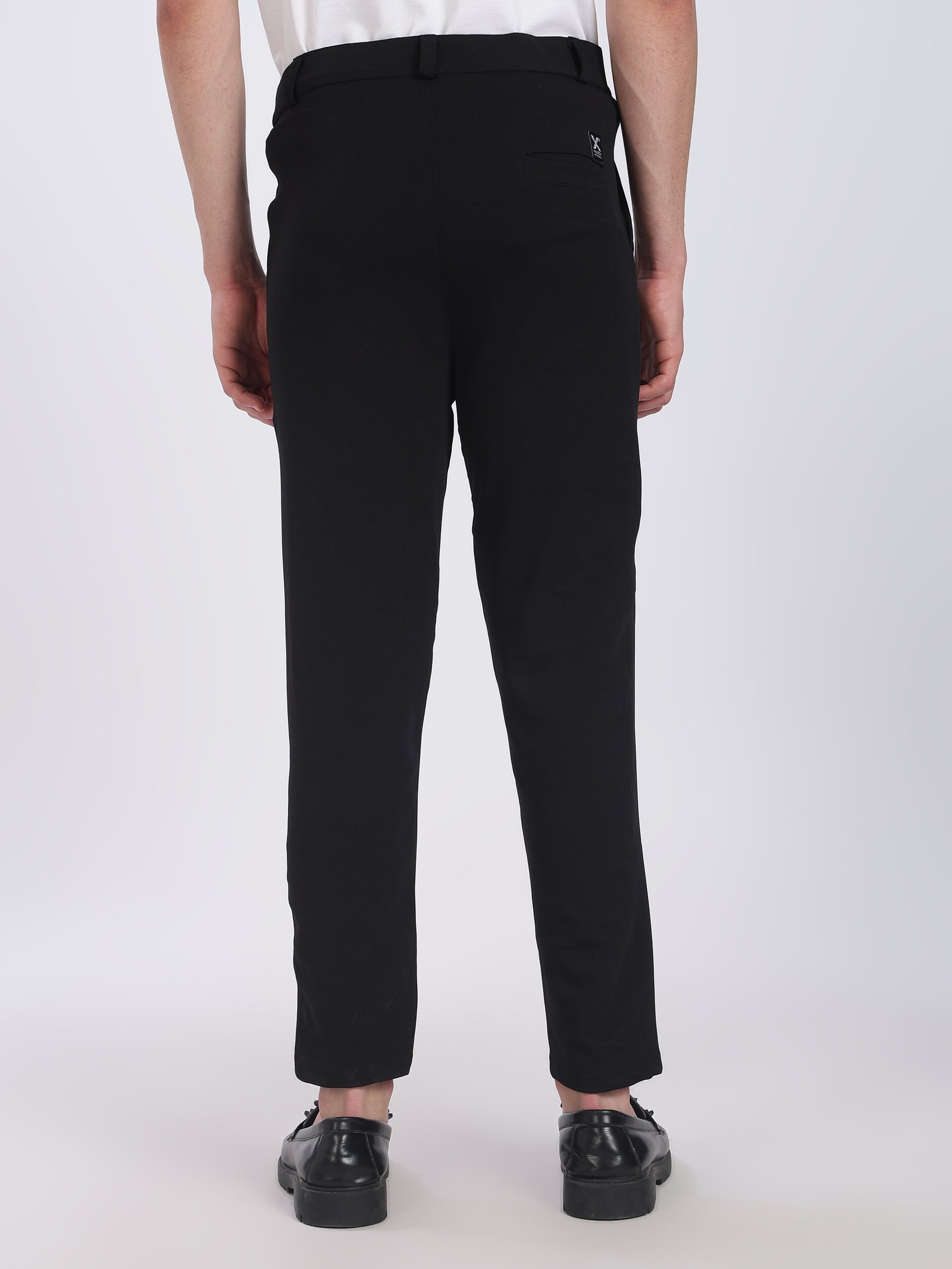 Lycra Formal Pant for Men (Black)