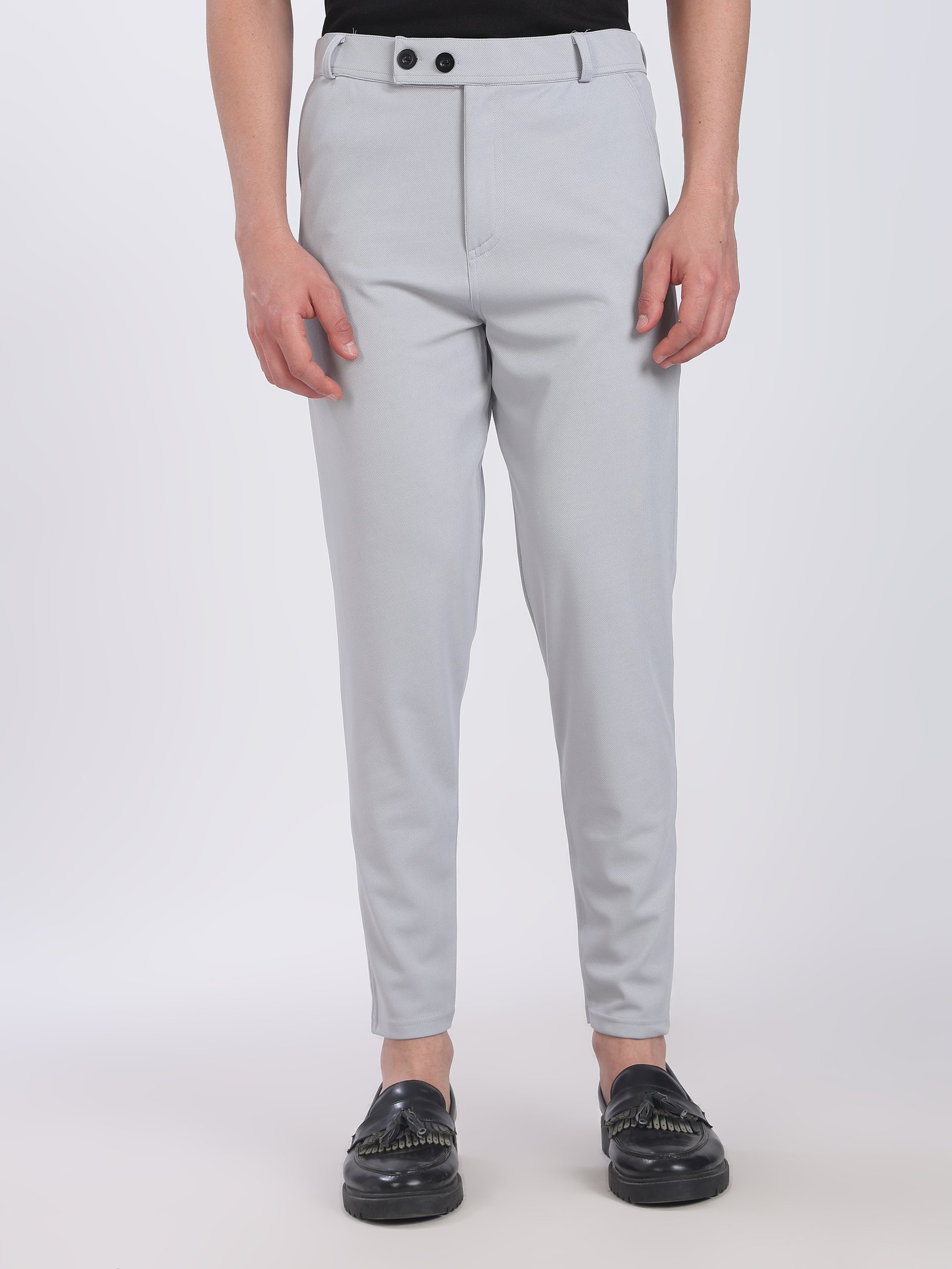 Lycra Formal Pant for Men (Lite Grey)