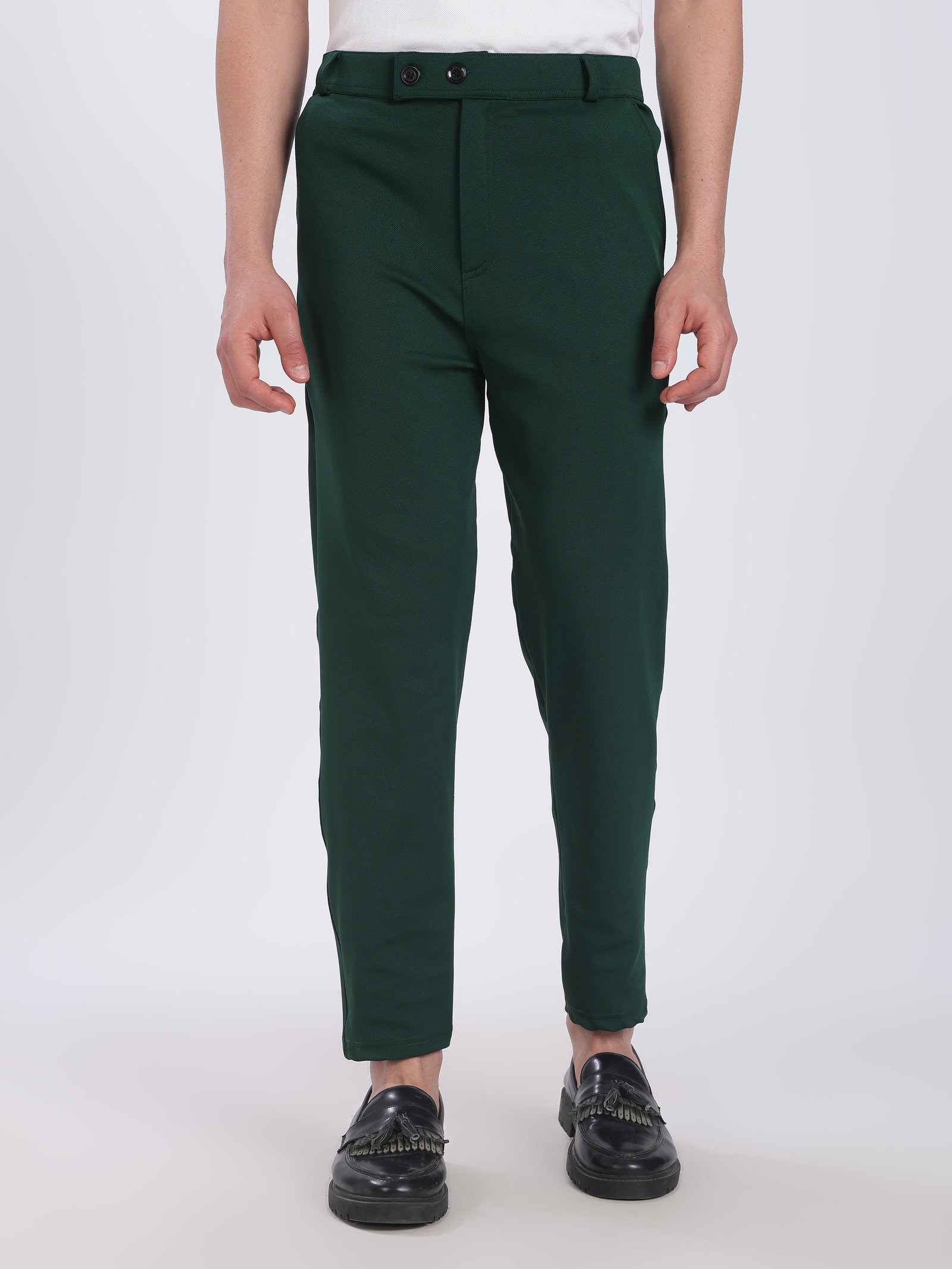 Lycra Formal Pant for Men(Green)