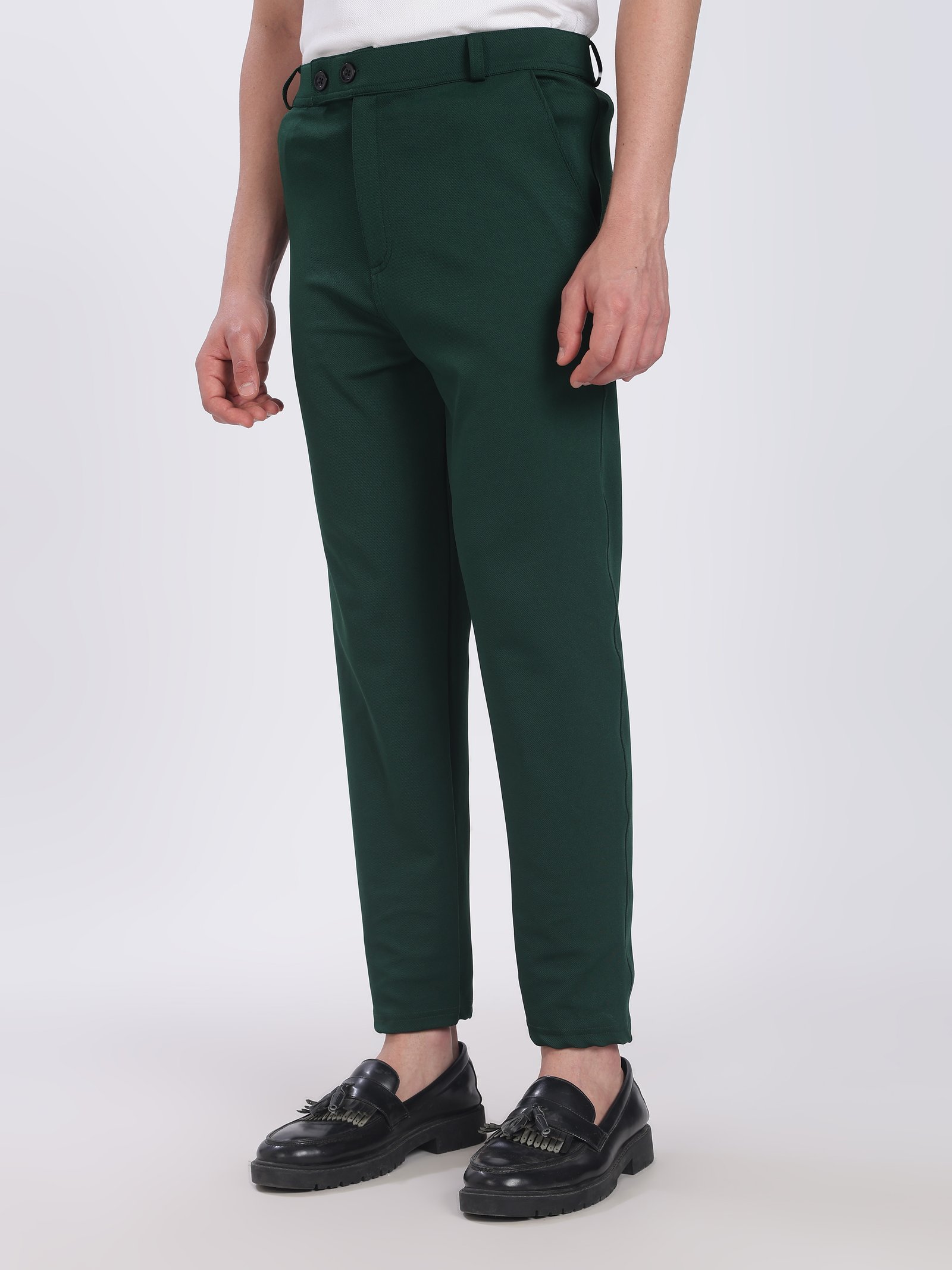 Lycra Formal Pant for Men(Green)